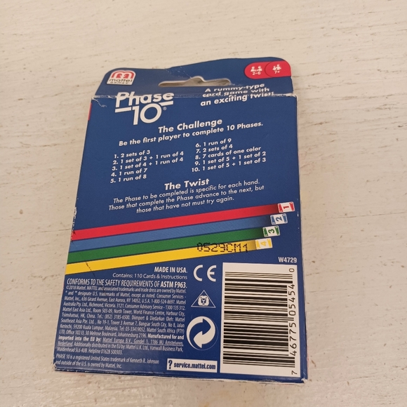 Phase 10 a rummy type card game with an exciting twist complete game - Picture 2 of 3